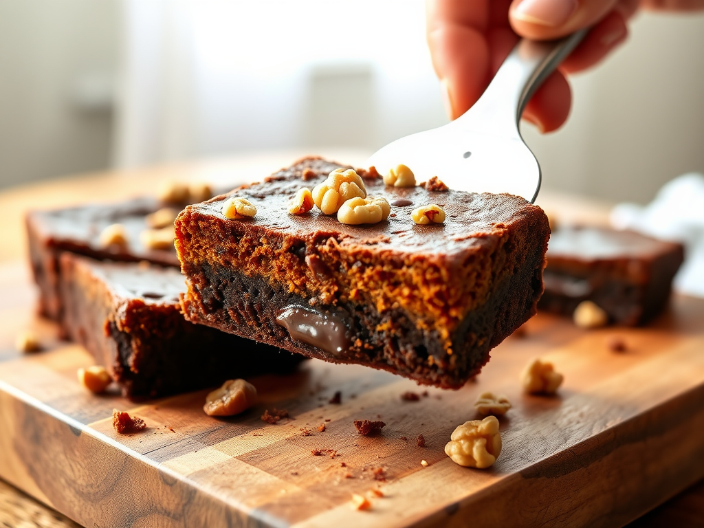 sweet potato brownies demonstration