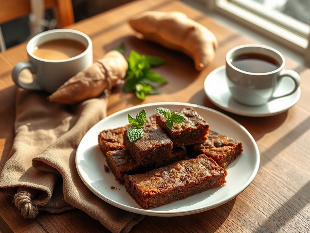 sweet potato brownies lifestyle