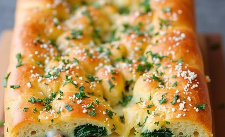 Cheesy Garlic Bacon Loaf