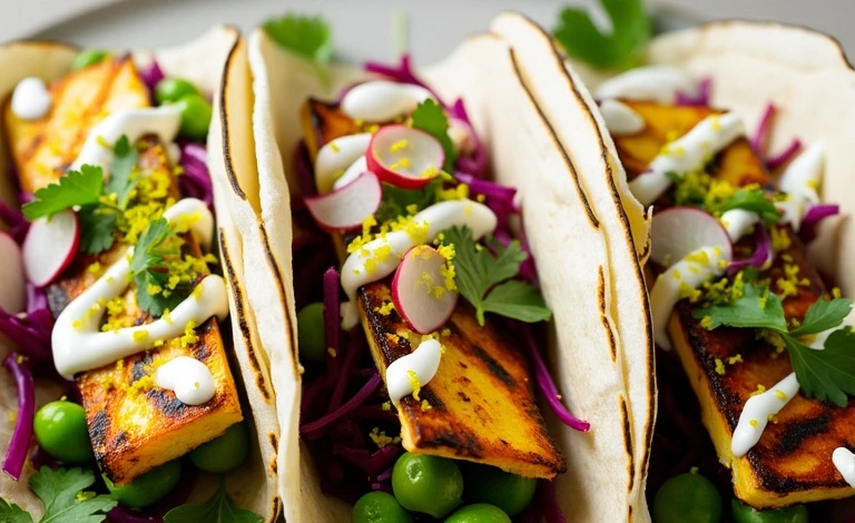 Grilled Halloumi Tacos