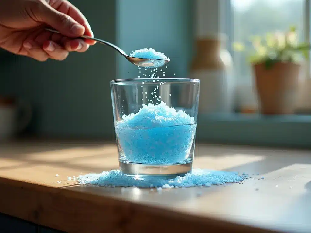 blue salt trick demonstration