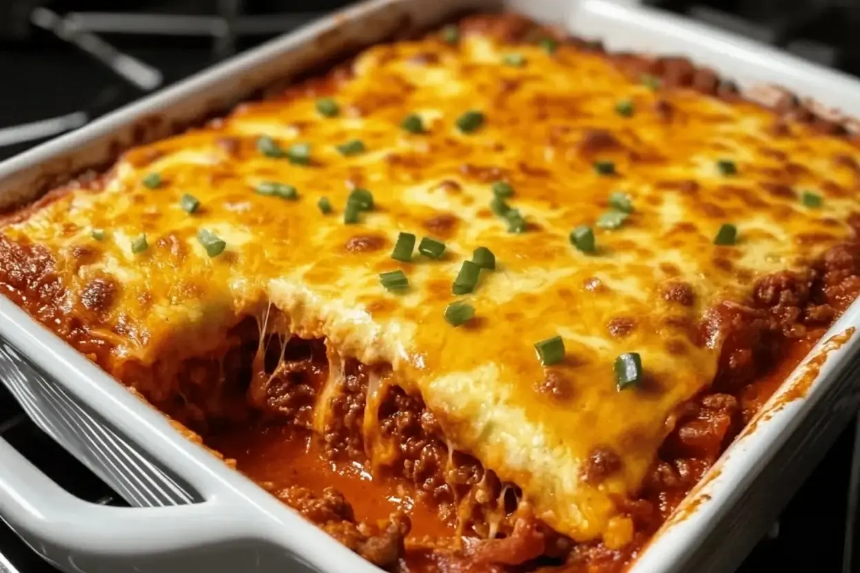 Ultimate Loaded Chili Cheese Bake