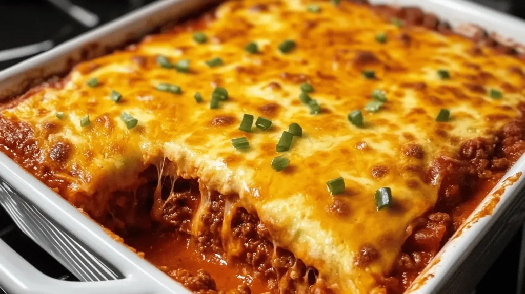 Ultimate Loaded Chili Cheese Bake