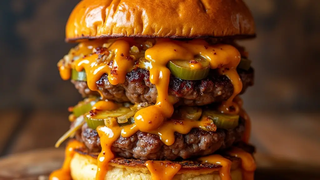 juicy smashed burgers