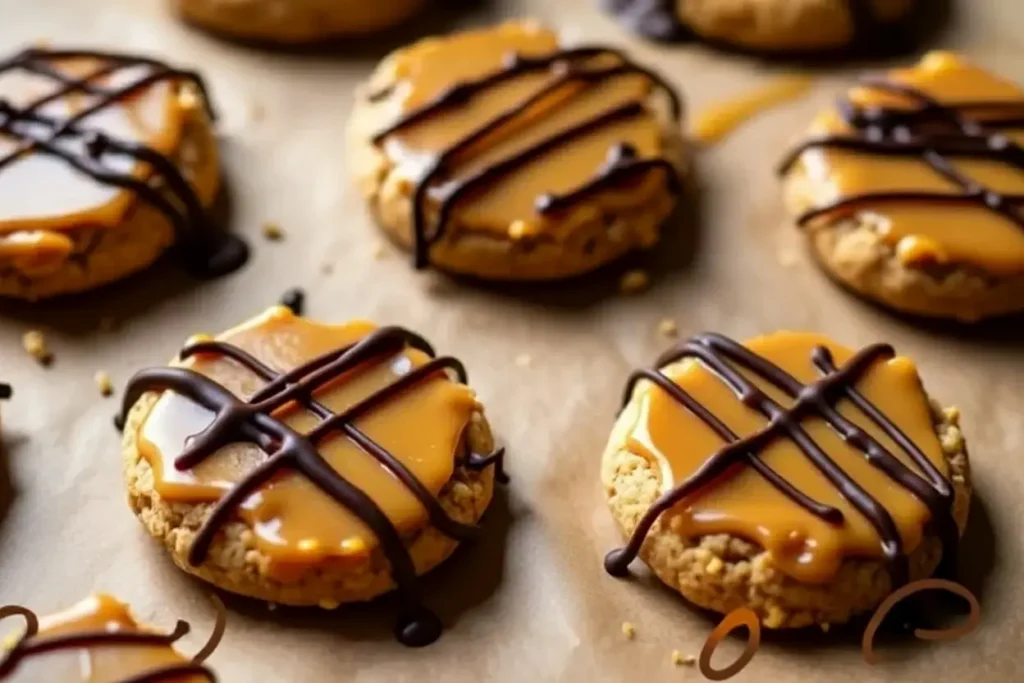 No-Bake Caramel Cookies