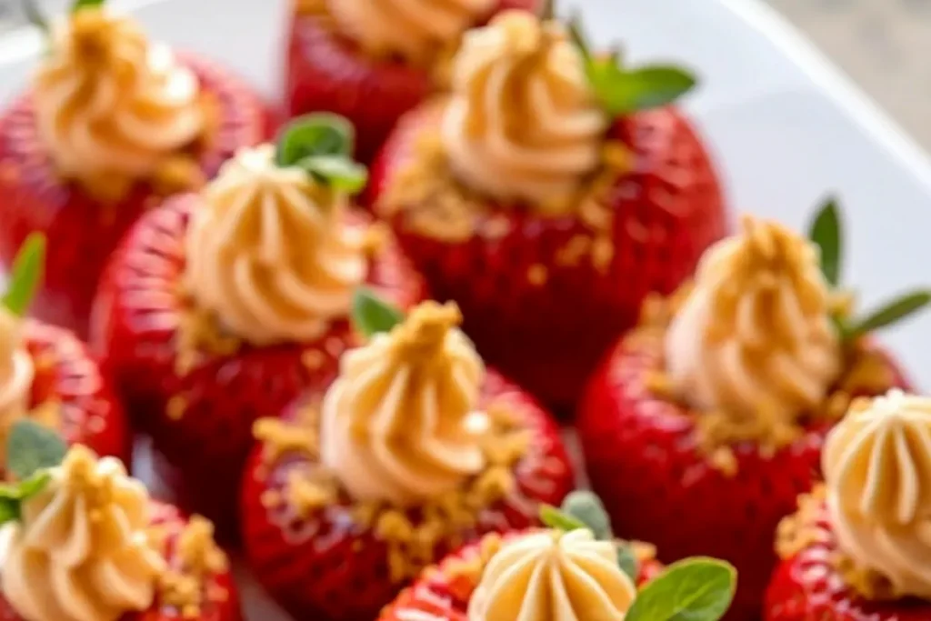 Cheesecake Deviled Strawberries
