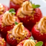 Cheesecake Deviled Strawberries