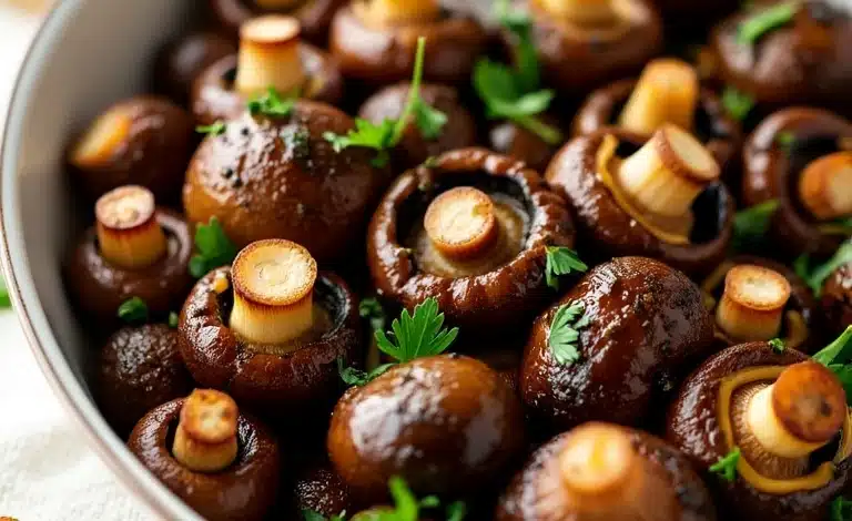 oven-roasted mushrooms