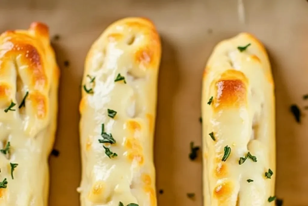 homemade cheesy breadsticks