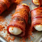 Nashville Hot Bacon Mozzarella Sticks