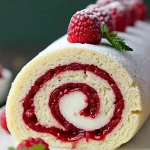 Raspberry Swirl Christmas Roll