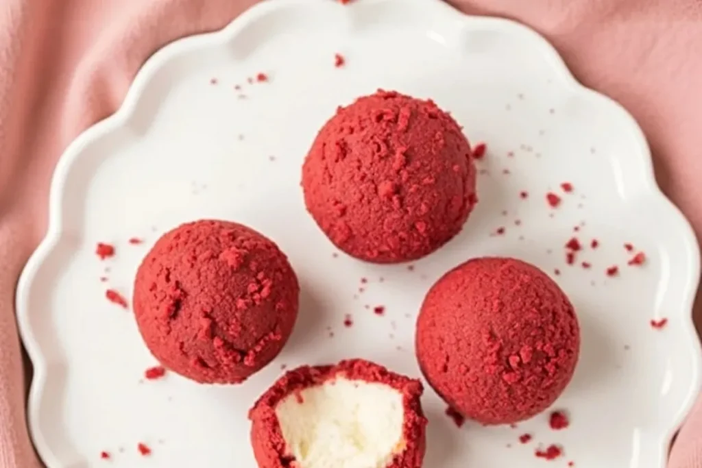 Red Velvet Cheesecake Bites