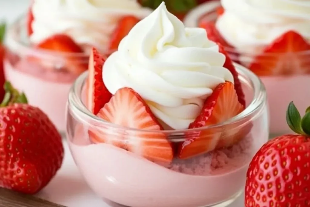 strawberry mousse