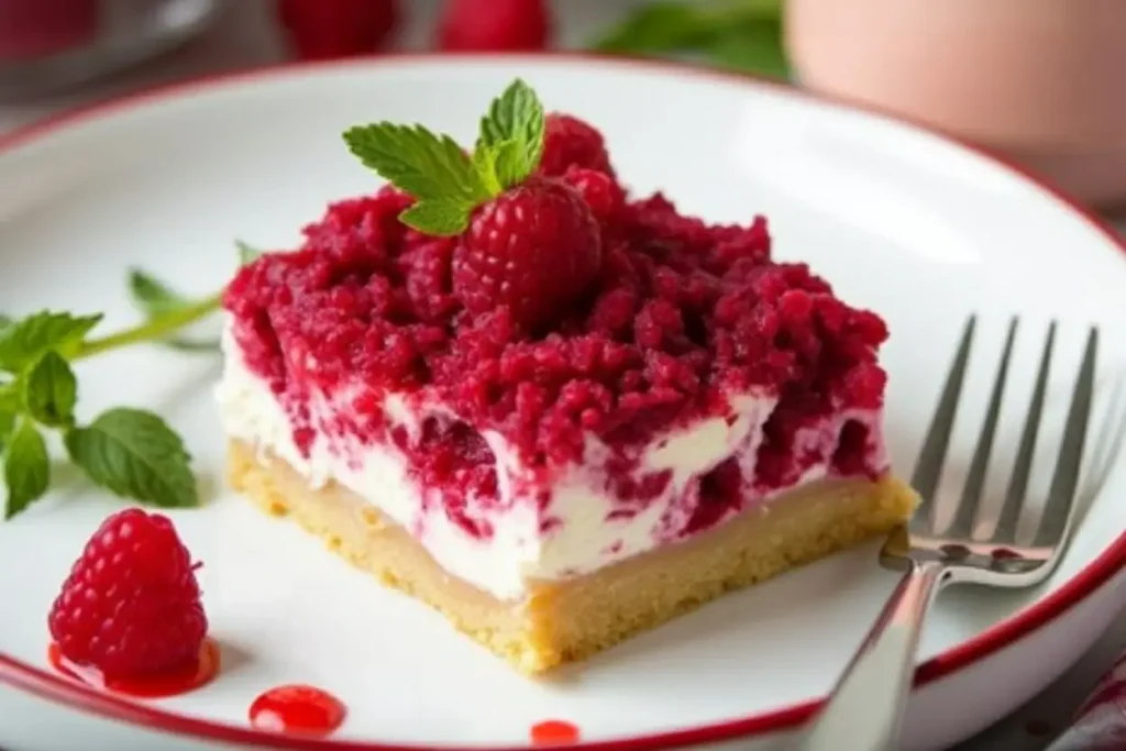 Raspberry Cream Bars
