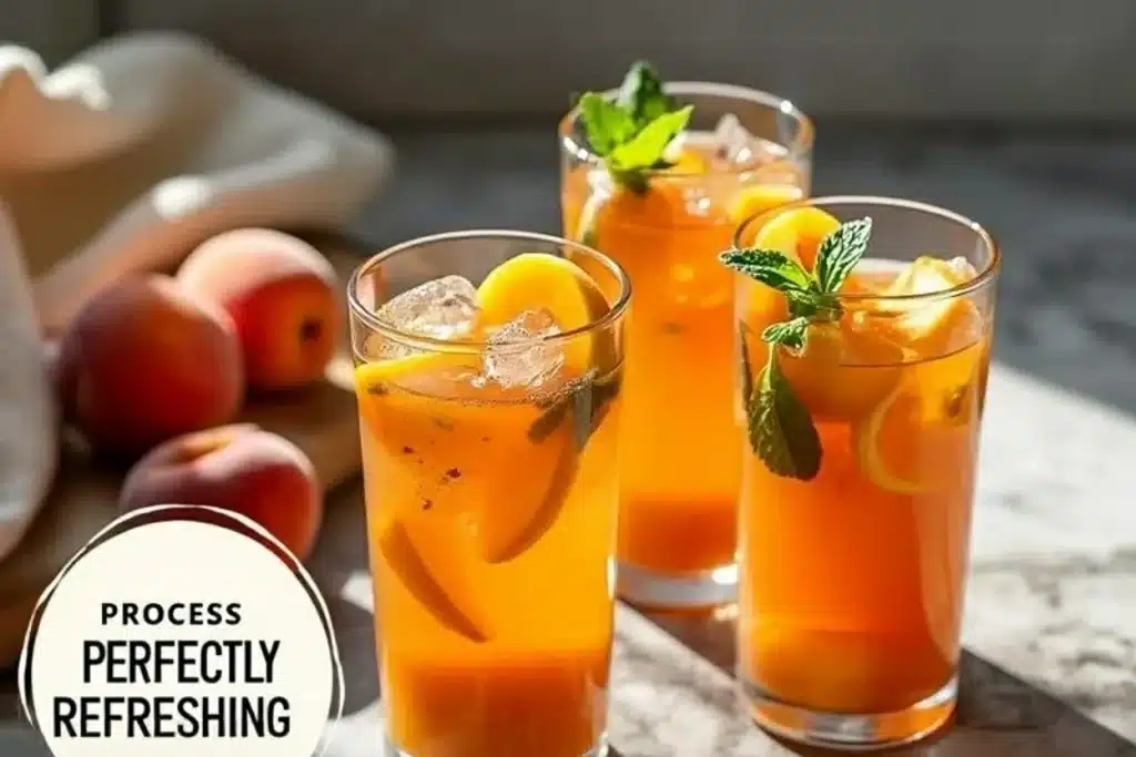 apricot iced tea