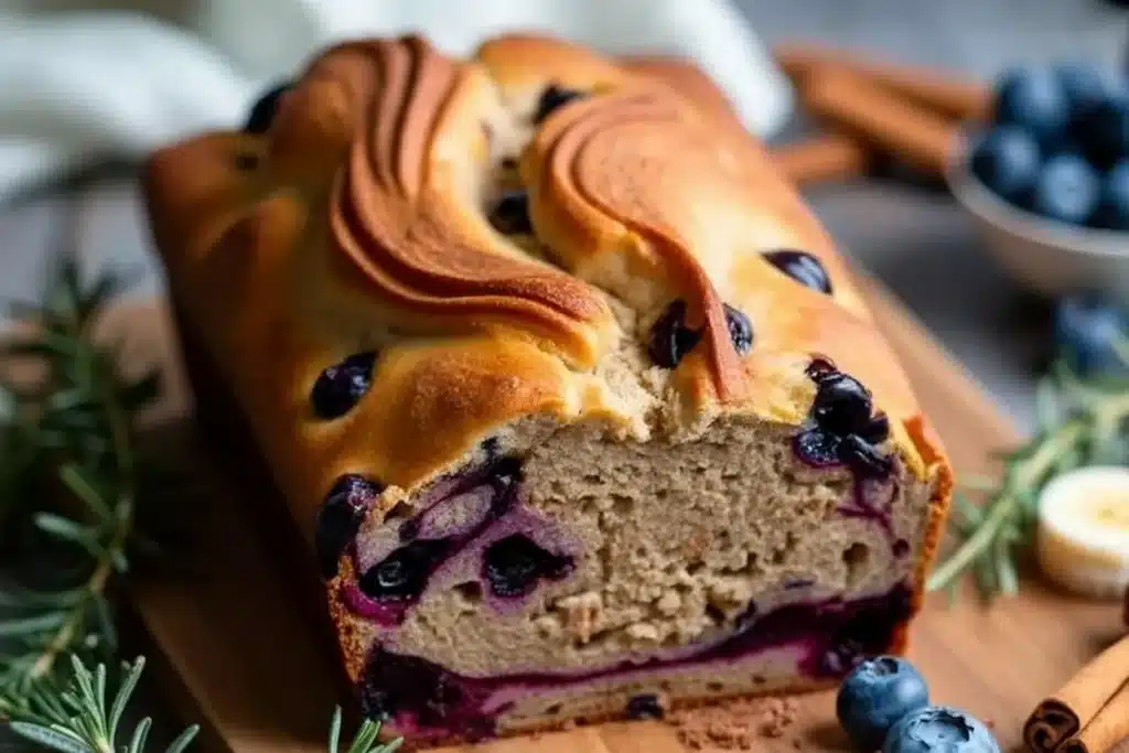 Blueberry Banana Bread
