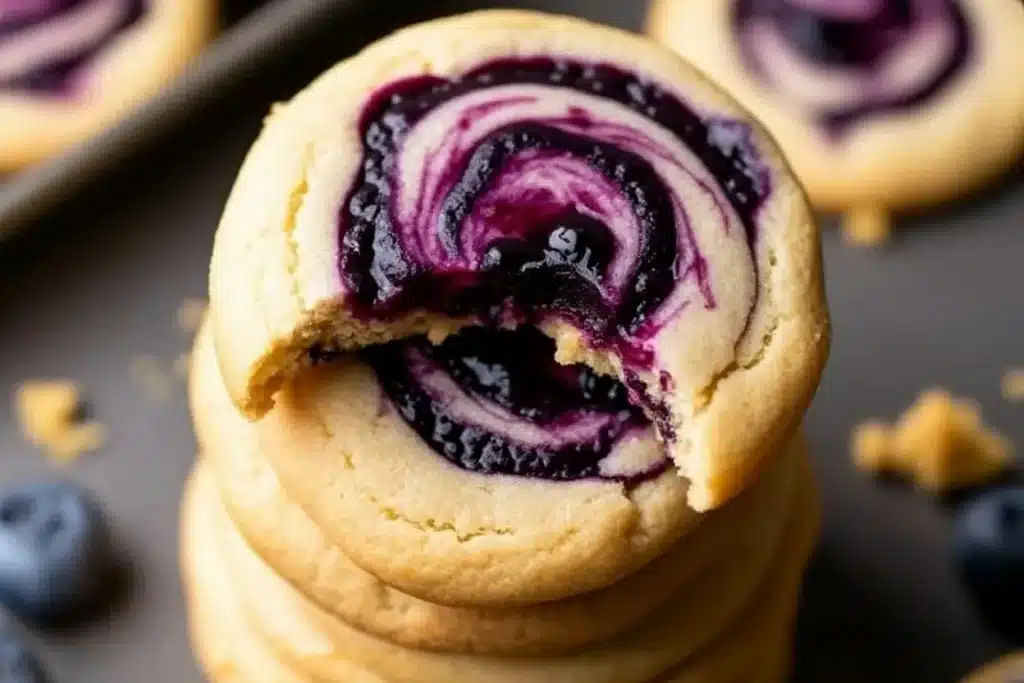 blueberry cheesecake cookies