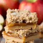 Cinnamon Apple Crumble Bars