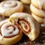Cinnamon Roll Cream Cheese Cookies