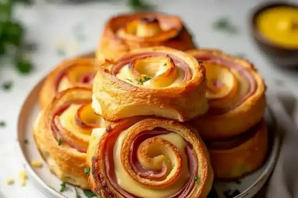 Ham and Cheese Pinwheels