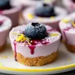 Lemon Blueberry Cheesecake Bites