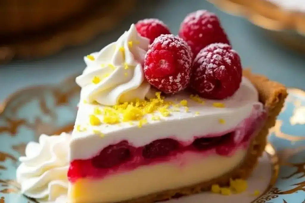 Lemon Raspberry Pie