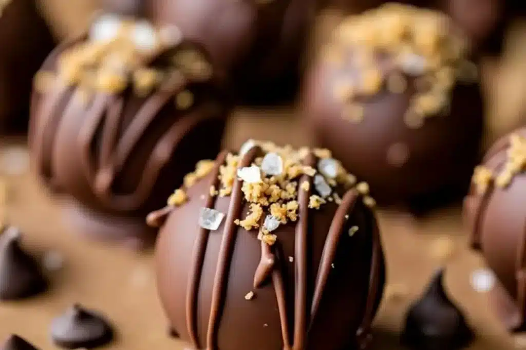 Peanut Butter Cookie Dough Truffles
