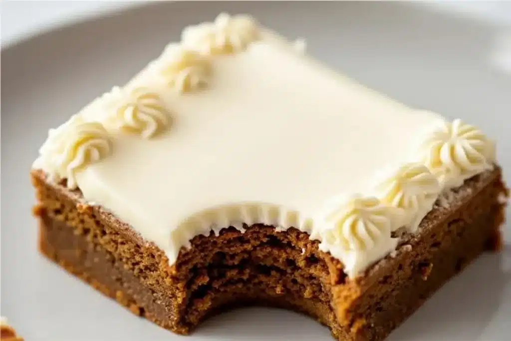 Soft Chewy Gingerbread Bars