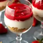 strawberry cheesecake parfaits
