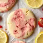 Strawberry Lemonade Cookies