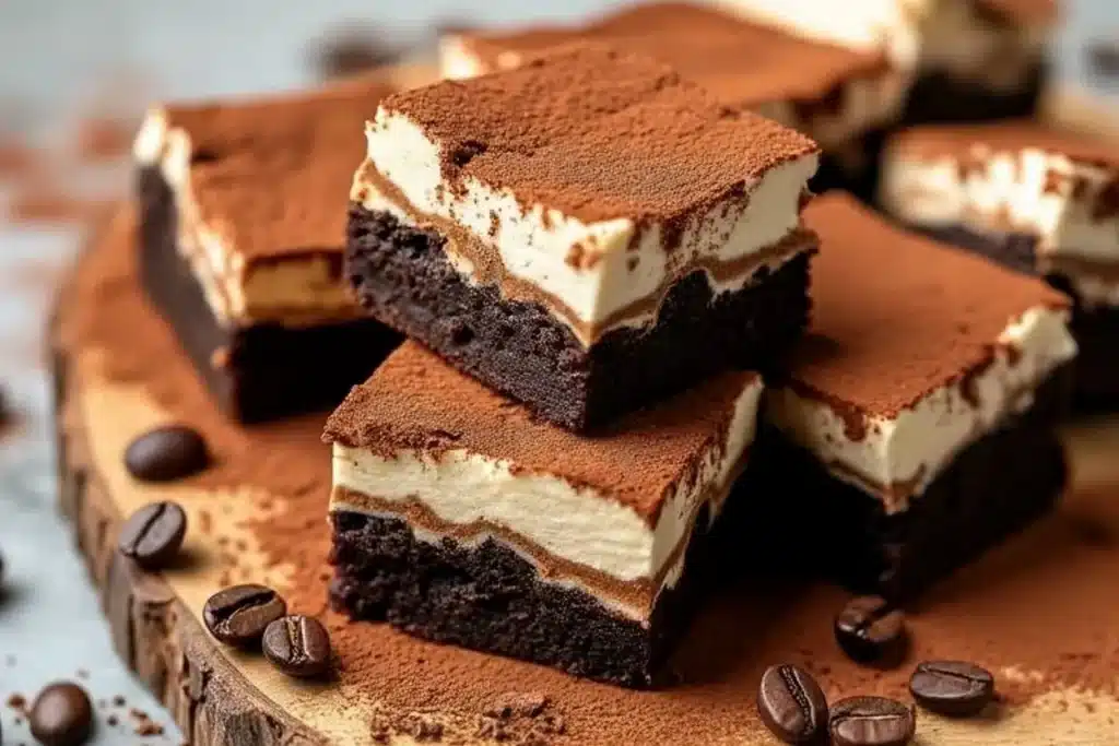 Tiramisu Brownies