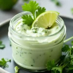 Easy Creamy Cilantro Garlic