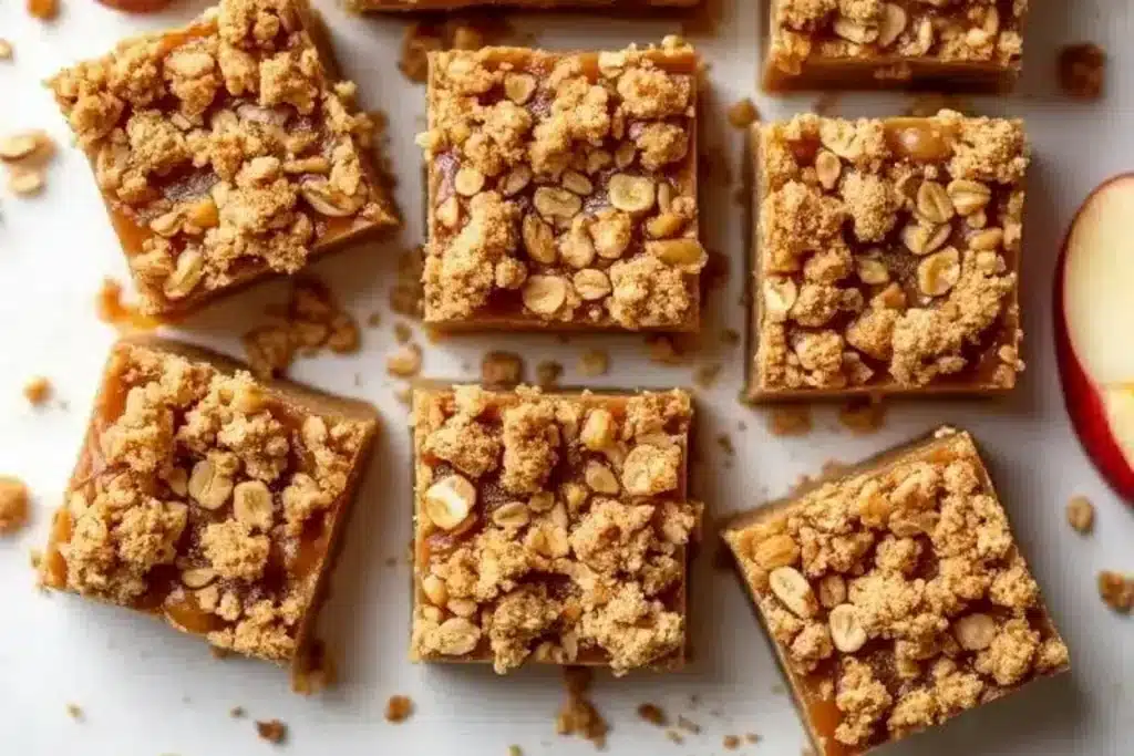 Apple Cinnamon Oat Crumble Bars