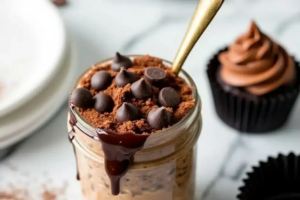 Brownie Batter Overnight Oats