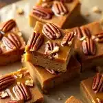 caramel pecan blondies