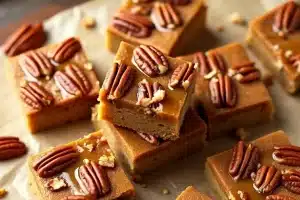 caramel pecan blondies