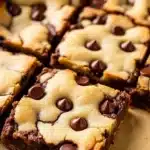 chewy chocolate chip cookie bars