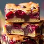 chocolate chip cherry bars