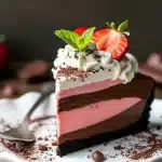 chocolate strawberry tart