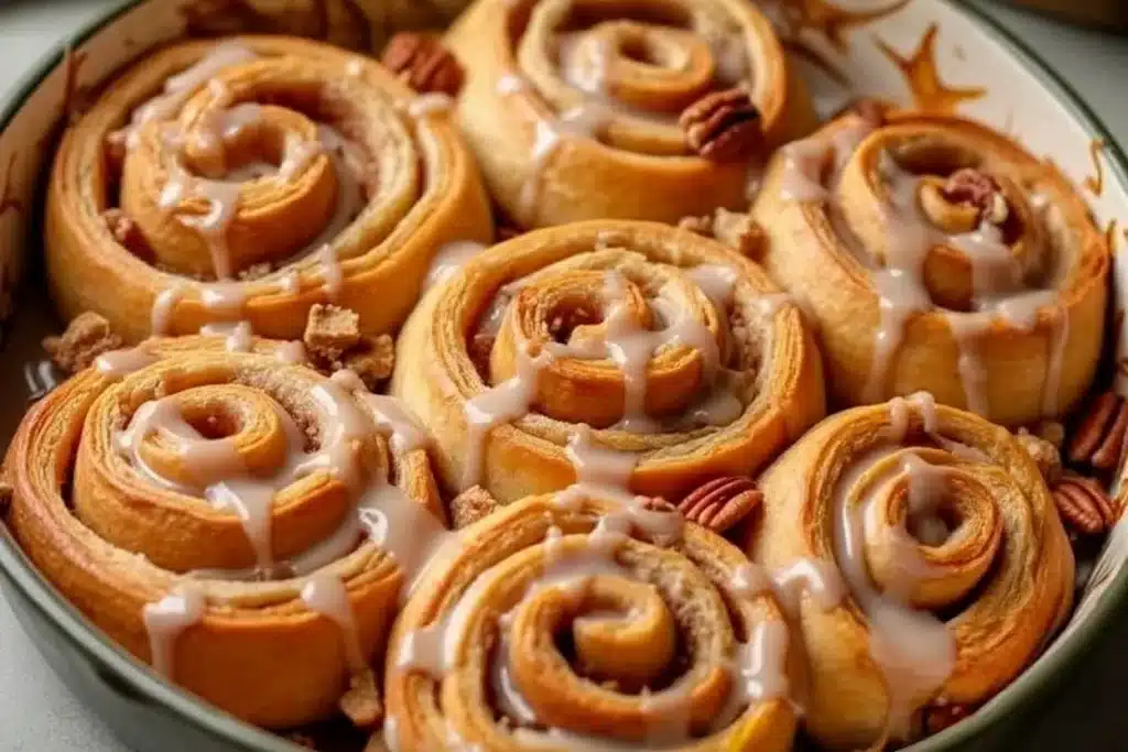 Cinnamon-Pecan Pinwheels