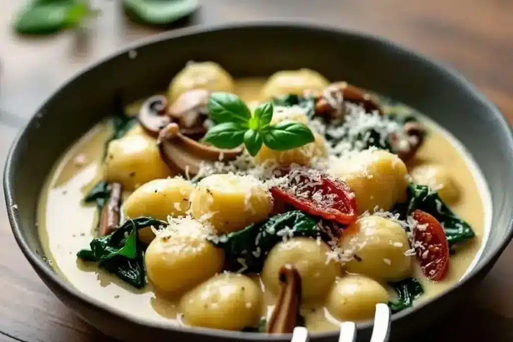 Creamy Tuscan Gnocchi