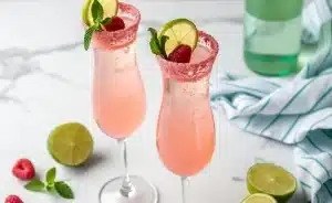 Raspberry Lime Sparkler