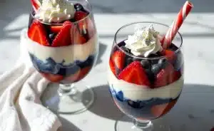 Patriotic Berry Parfait