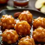 Glazed Apple Fritter Bites