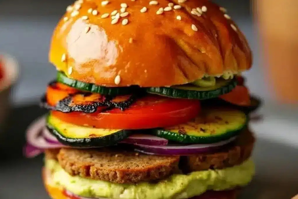 grilled veggie stacks