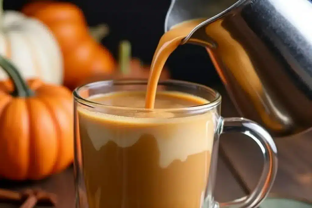 homemade pumpkin spice latte