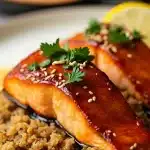 Honey Garlic Glazed Salmon