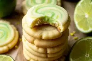 Key Lime Pie Swirl Cookies