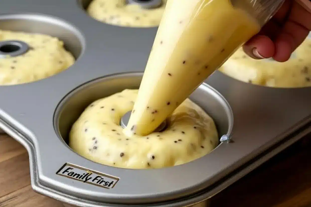 Lemon Poppy Seed Donuts