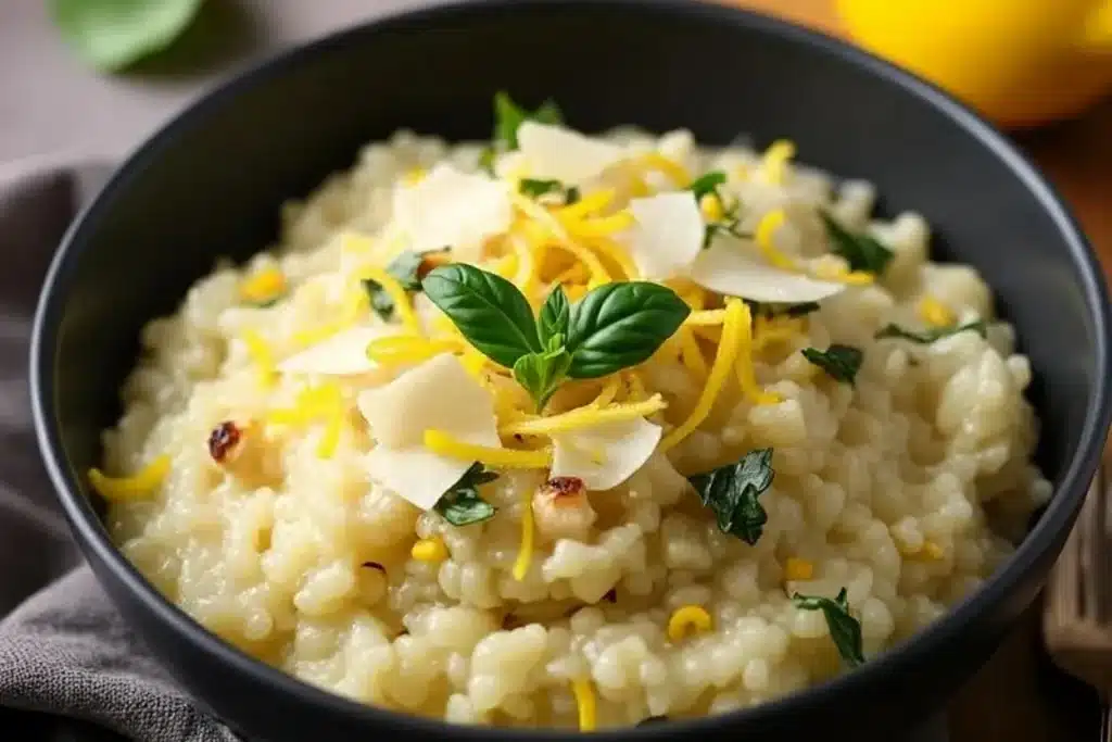 lemon risotto